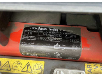 Transpaleta Linde T16: foto 5