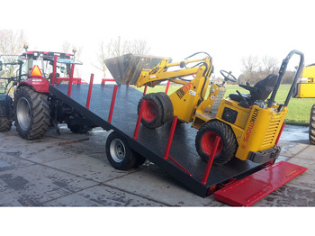 Remolque plataforma/ Caja abierta nuevo Oprijwagen 10 ton: foto 2