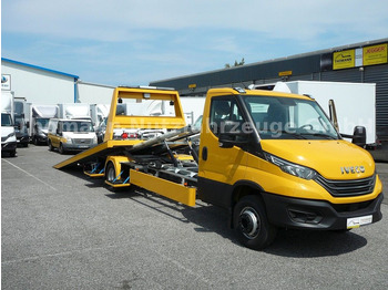 Grua de remolque autos, Furgoneta nuevo Iveco DAILY 70C18 Schiebeplateau Luftfederung Navi: foto 3