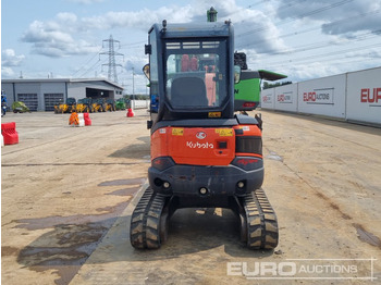 Miniexcavadora 2016 Kubota U27-4: foto 4
