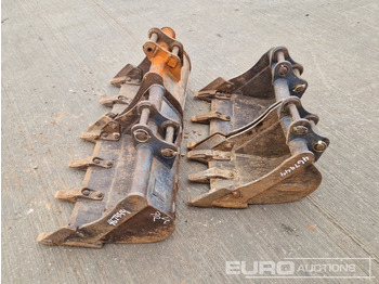Cazo 24", 18", 18", 12" Digging Bucket 30mm Pin to suit Mini Excavator: foto 2