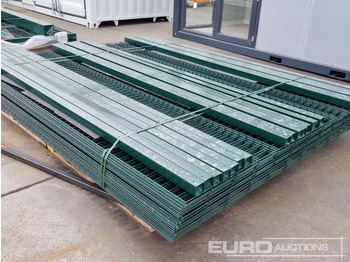 Equipo de construcción 3m x 2.4m H/D Security Fencing, 6mm Double Wire, 20 Panels, 21 Posts: foto 5