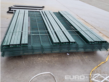 Equipo de construcción 3m x 2.4m H/D Security Fencing, 6mm Double Wire, 20 Panels, 21 Posts: foto 2