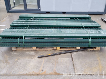 Equipo de construcción 3m x 2.4m H/D Security Fencing, 6mm Double Wire, 20 Panels, 21 Posts: foto 4