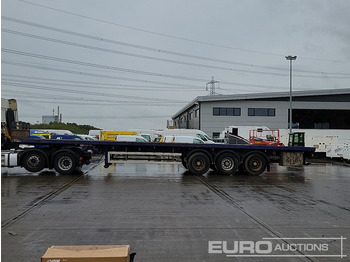 Semirremolque plataforma/ Caja abierta Montracon Tri Axle Flatbed Trailer, Twist Locks: foto 2