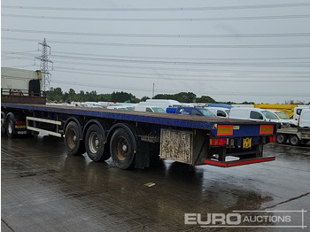 Semirremolque plataforma/ Caja abierta Montracon Tri Axle Flatbed Trailer, Twist Locks: foto 3