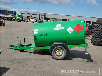 Tanque de almacenamiento Trailer Engineering 50 Litre Single Axle Bunded Fuel Bowser, Manual Pump: foto 2