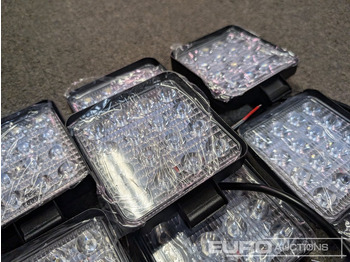 Equipo de construcción Unused LED Work Lights, 48w, 12V/24V, Adjustable Bracket, IP67 Waterproof, 6000k White (10 of): foto 2