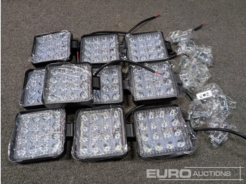 Equipo de construcción Unused LED Work Lights, 48w, 12V/24V, Adjustable Bracket, IP67 Waterproof, 6000k White (10 of): foto 5
