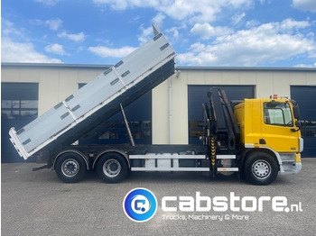 Camión volquete, Camión grúa DAF CF 75.310 FAN 6x2 Euro 5 - MANUAL - Bouwjaar 2008 - Kipper - Palfinger PK 15002 Performance - Km 550.899 - Good condition!: foto 4