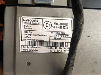 Calefacción/ Ventilación Webasto Air Top Evo 2000: foto 5