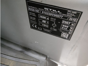 Carretilla elevadora eléctrica Still RX20-16C: foto 5