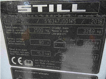Carretilla elevadora eléctrica Still RX60-25L: foto 5