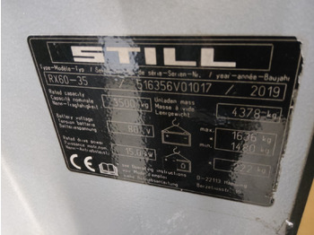 Carretilla elevadora eléctrica Still RX60-35: foto 5