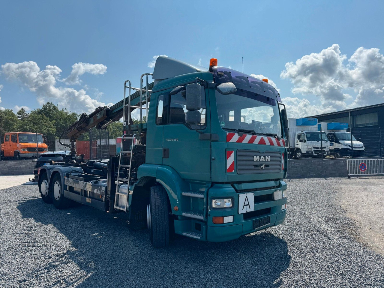 MAN TGA 26.360 Kran TeRex Multilift Fernbedienung - Camión multibasculante, Camión grúa: foto 5 MAN TGA 26.360 Kran TeRex Multilift Fernbedienung - Camión multibasculante, Camión grúa: foto 5