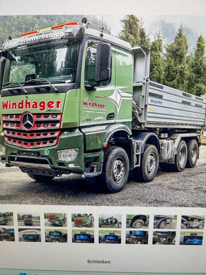 Mercedes-Benz Arocs 4152 8x4 BB  Meiller Special Kipper - Camión volquete: foto 1 Mercedes-Benz Arocs 4152 8x4 BB  Meiller Special Kipper - Camión volquete: foto 1