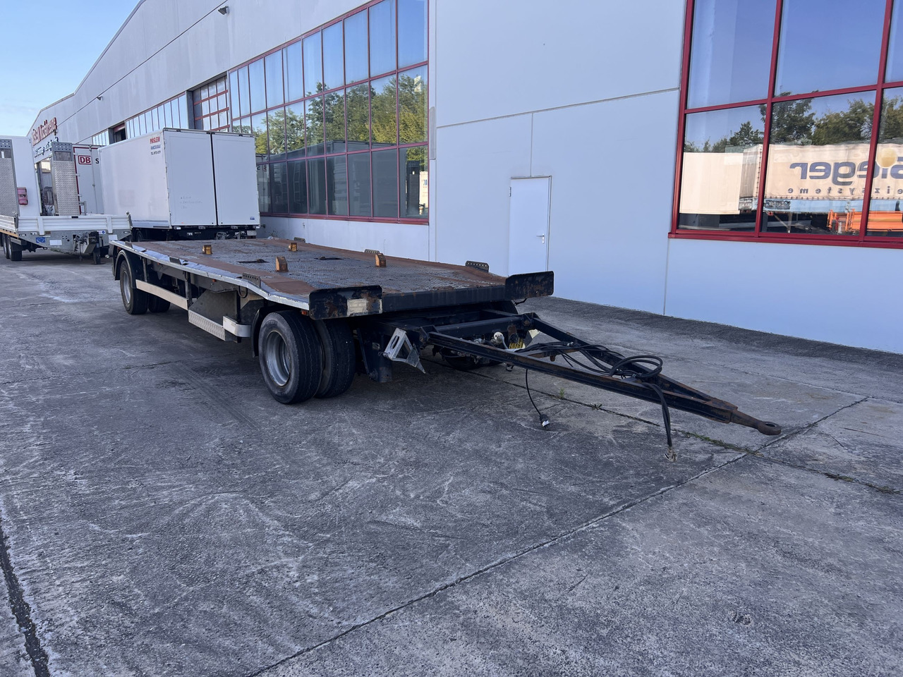 Dinkel DAC 18000 2 Achs Kombi- Anhänger für Abroll- oder Absetzmulden oder Tieflader - Remolque portacontenedore/ Intercambiable: foto 2 Dinkel DAC 18000 2 Achs Kombi- Anhänger für Abroll- oder Absetzmulden oder Tieflader - Remolque portacontenedore/ Intercambiable: foto 2