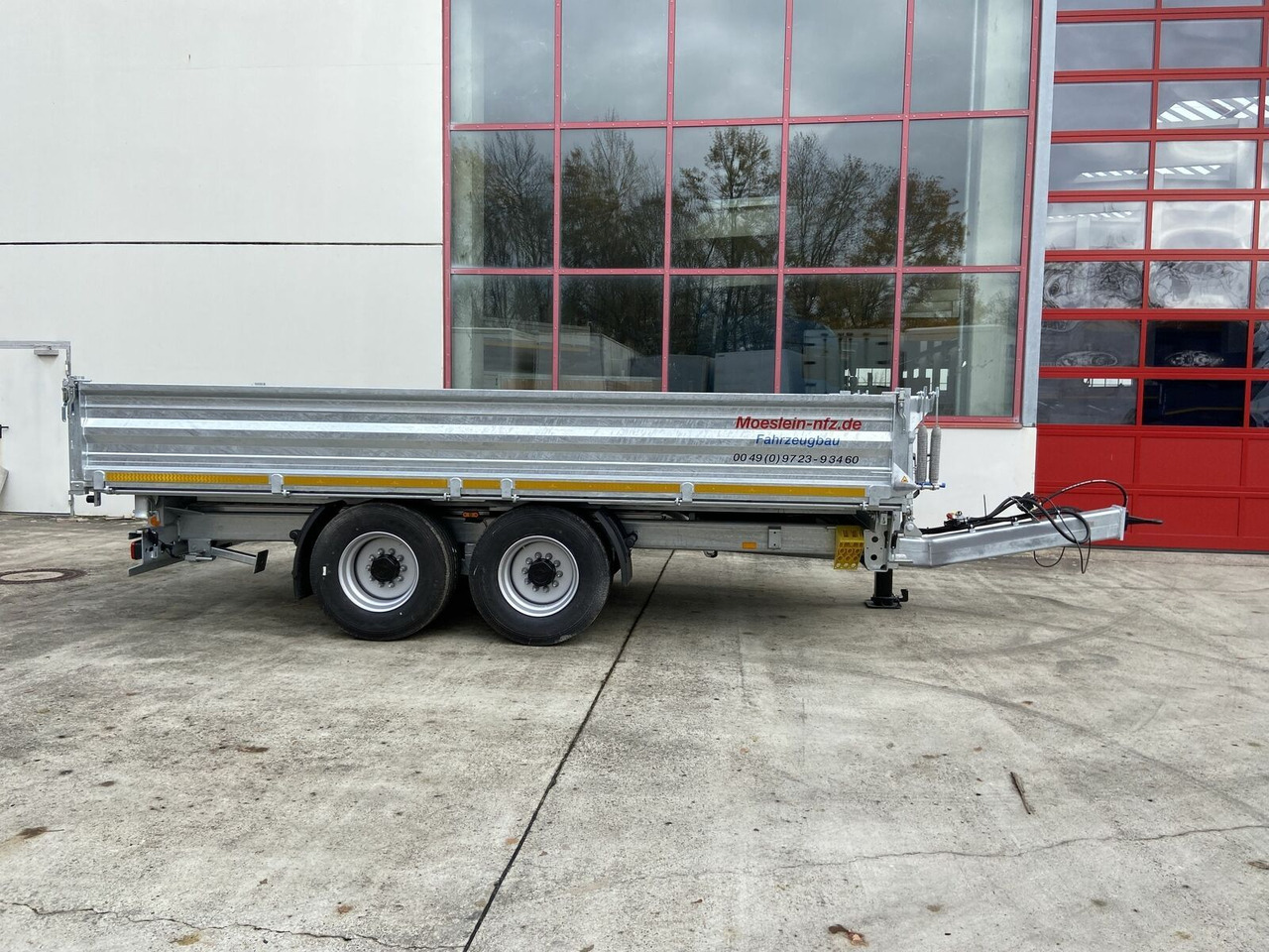 Remolque volquete Möslein  14 t Tandemkipper Tieflader Breite Reifen-- Neu: foto 8