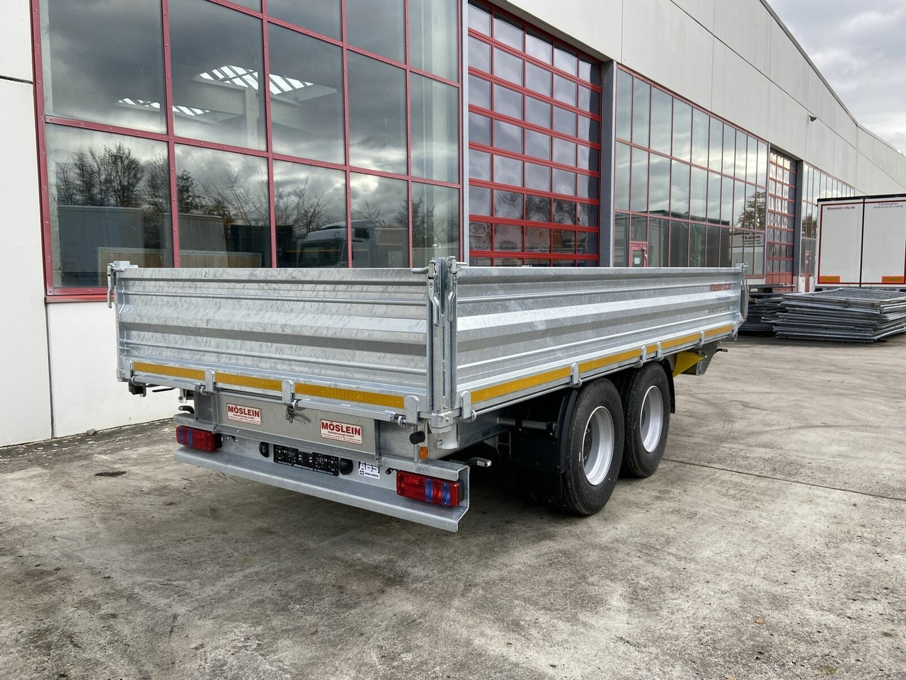 Remolque volquete Möslein  14 t Tandemkipper Tieflader Breite Reifen-- Neu: foto 7