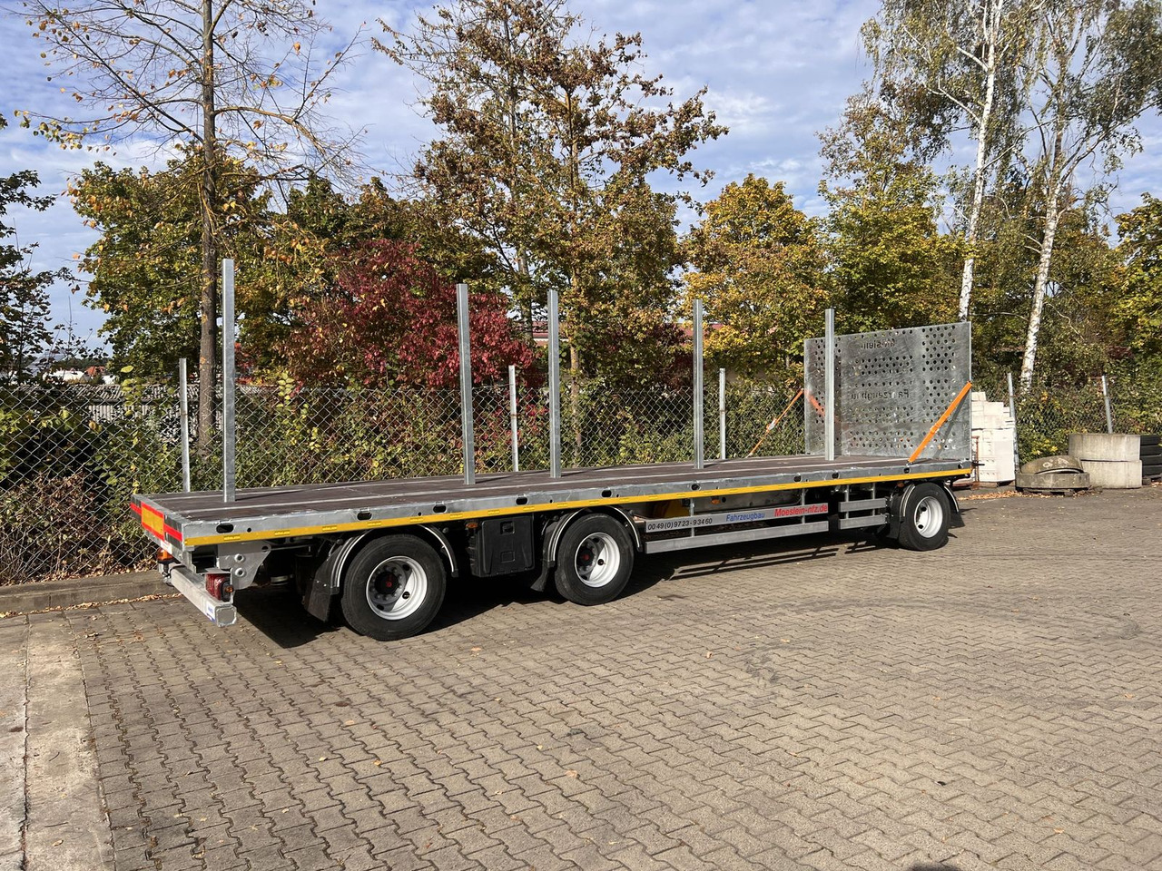 Remolque plataforma/ Caja abierta Möslein  3 Achs Jumbo- Plato- Anhänger 10 m, Mega: foto 11