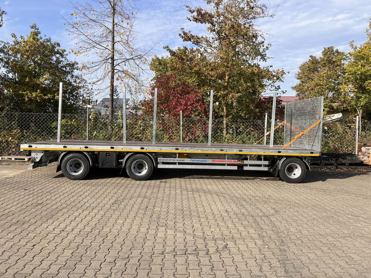Remolque plataforma/ Caja abierta Möslein  3 Achs Jumbo- Plato- Anhänger 10 m, Mega: foto 10