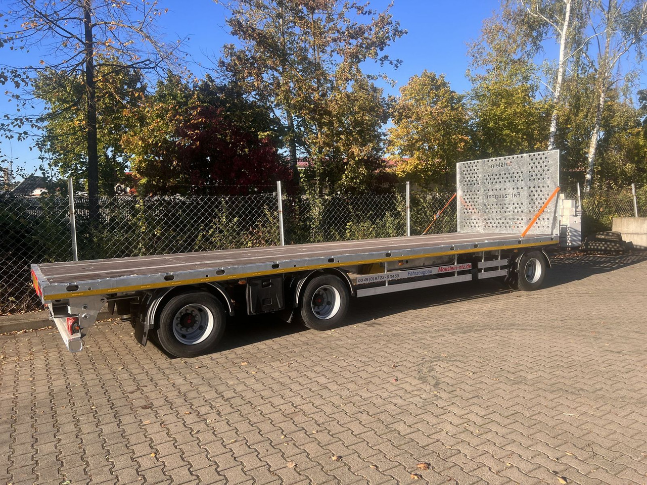 Remolque plataforma/ Caja abierta Möslein  3 Achs Jumbo- Plato- Anhänger 10 m, Mega: foto 6