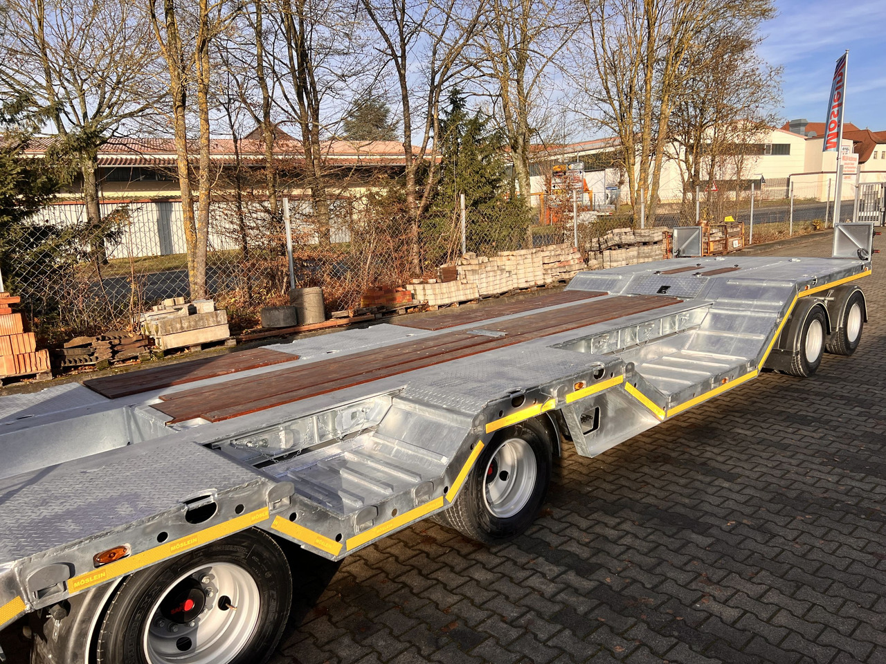 Möslein T 4 VB H1 R neuer 4 Achs Tieflader + Radmulden - Remolque góndola rebajadas: foto 4 Möslein T 4 VB H1 R neuer 4 Achs Tieflader + Radmulden - Remolque góndola rebajadas: foto 4