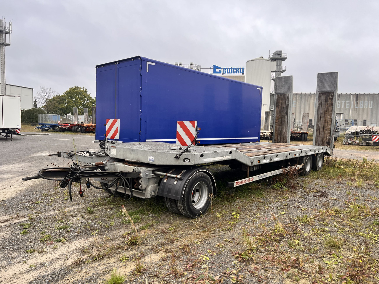 Möslein TA3 Schwebheim 3 Achs Tieflader, Verzinkt - Remolque góndola rebajadas: foto 1 Möslein TA3 Schwebheim 3 Achs Tieflader, Verzinkt - Remolque góndola rebajadas: foto 1