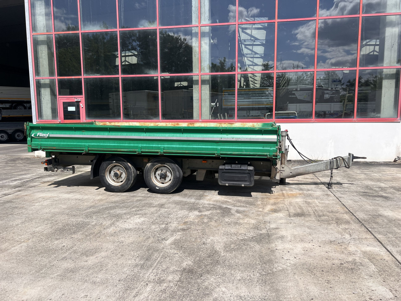 TK Tandemkipper- Tieflader, wenig Benutzt - Remolque volquete: foto 1 TK Tandemkipper- Tieflader, wenig Benutzt - Remolque volquete: foto 1