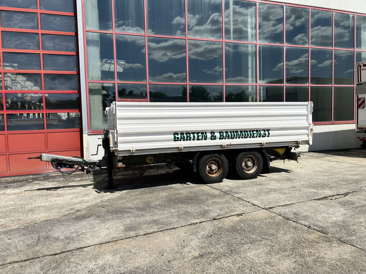 Tandemkipper- Tieflader + Aufsatzbordwände - Remolque volquete: foto 1 Tandemkipper- Tieflader + Aufsatzbordwände - Remolque volquete: foto 1