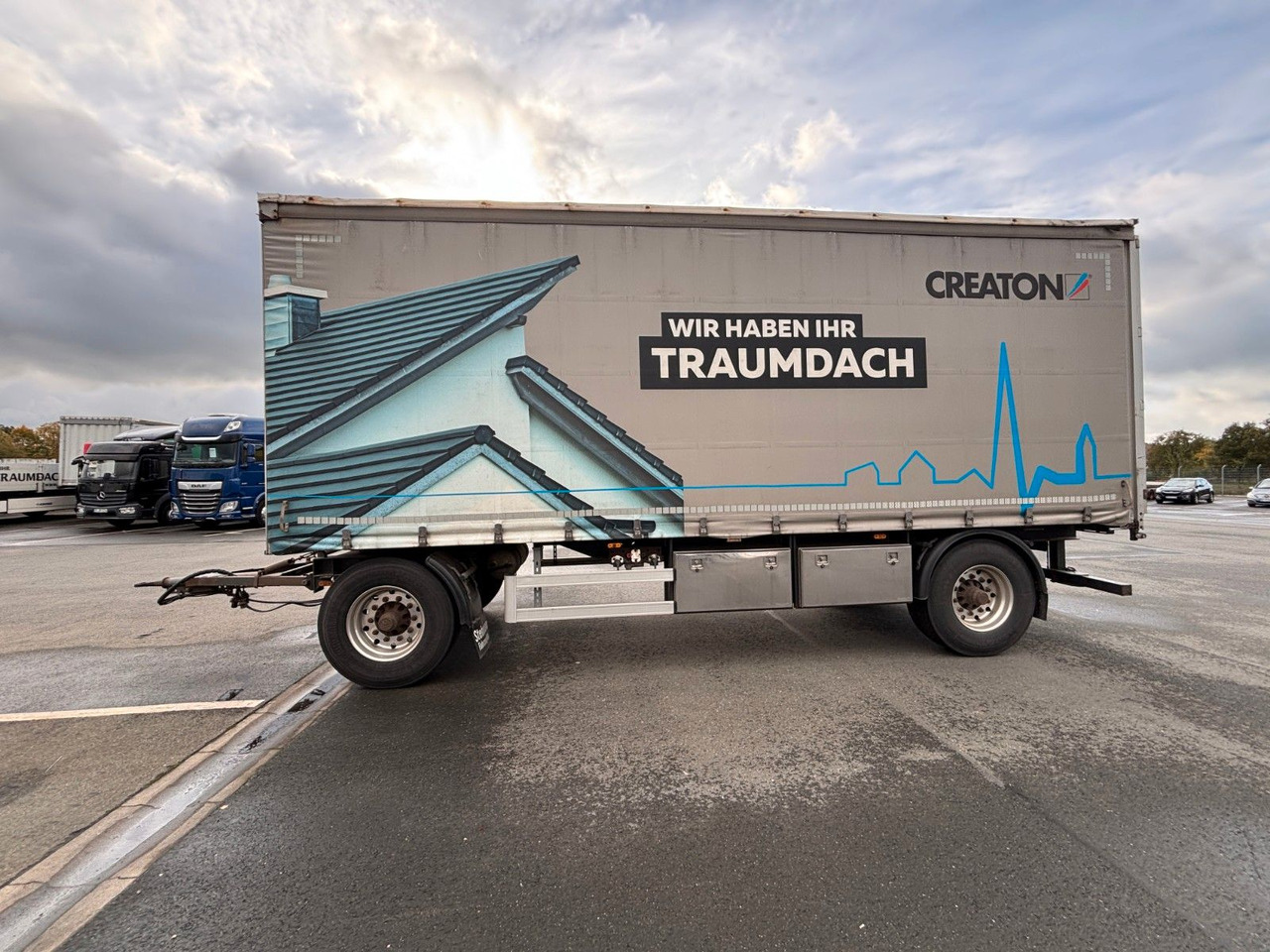 AZP18 Plane + Staplerhalterung - Remolque con toldo: foto 1 AZP18 Plane + Staplerhalterung - Remolque con toldo: foto 1