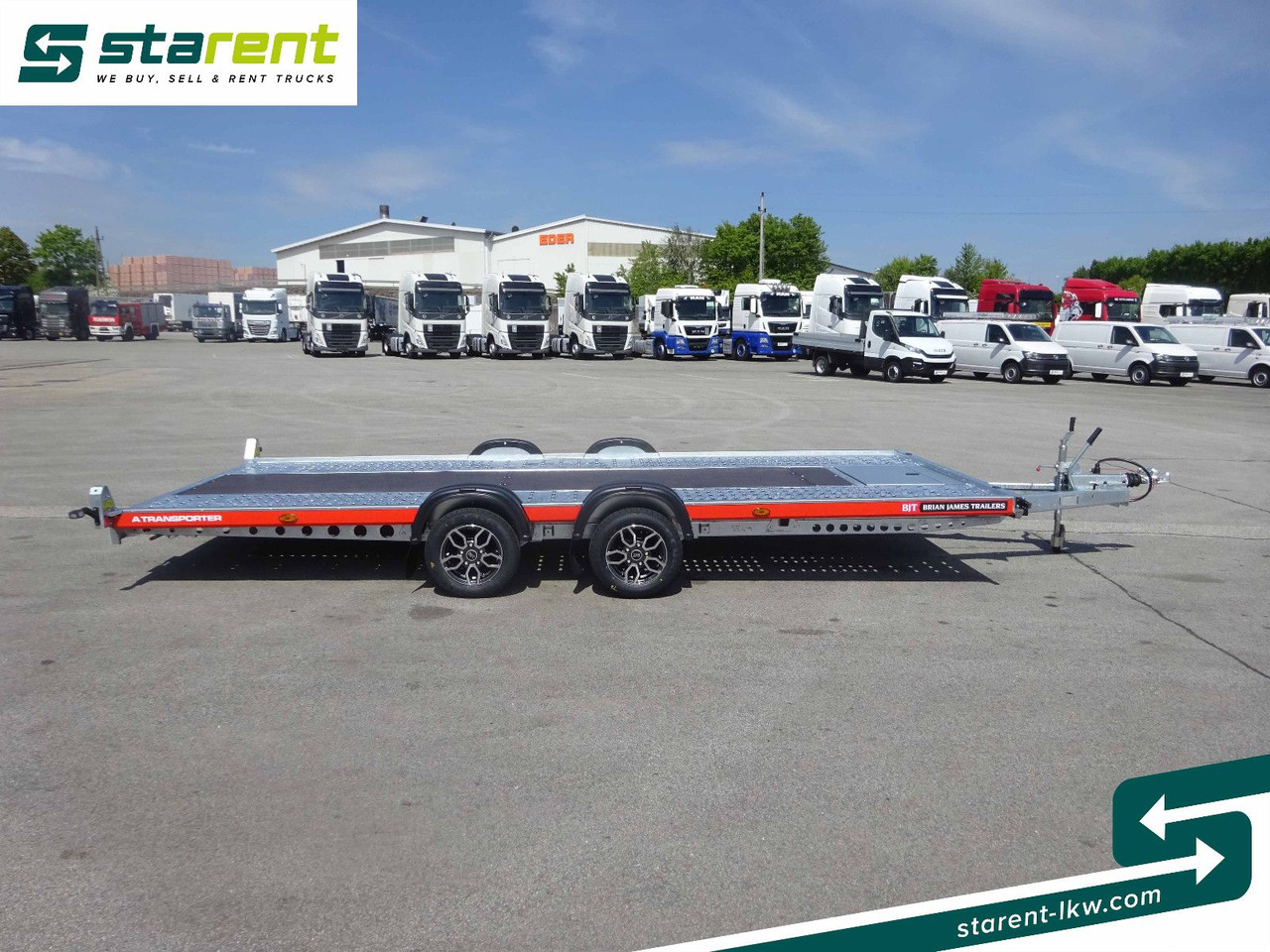 Brian James Trailers A-Transporter, Rampen, Alufelgen - Remolque portavehículos: foto 4 Brian James Trailers A-Transporter, Rampen, Alufelgen - Remolque portavehículos: foto 4