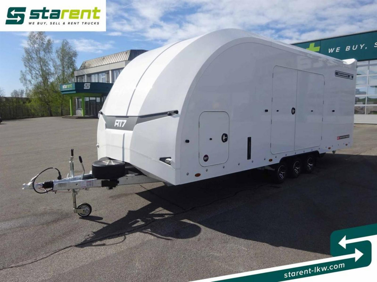 Brian James Trailers Race Transporter 7 extra Hoch Seilwinde - Remolque portavehículos: foto 1 Brian James Trailers Race Transporter 7 extra Hoch Seilwinde - Remolque portavehículos: foto 1