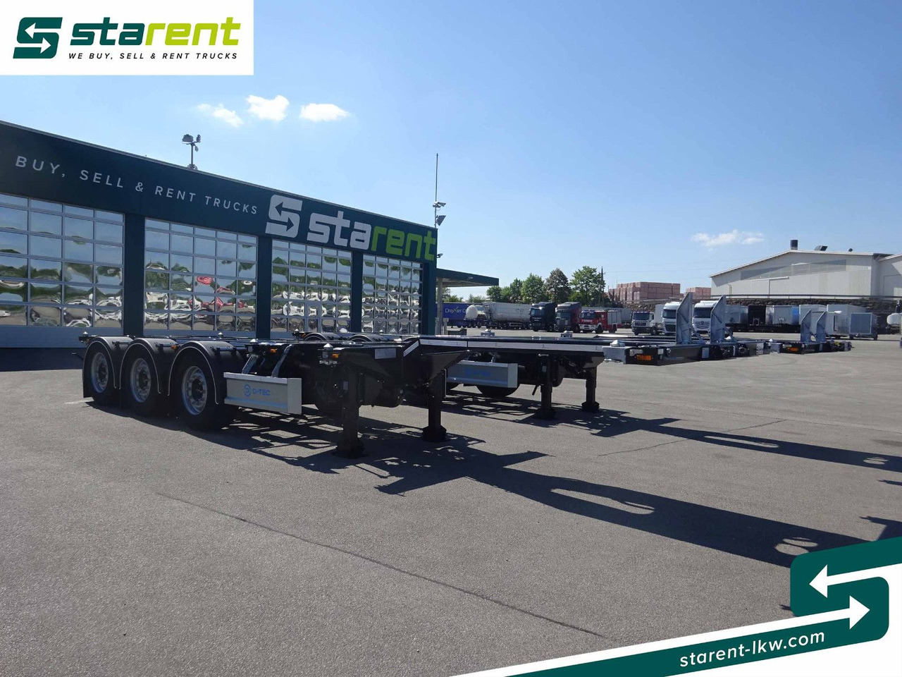D-TEC Flexitrailer LS Containerchassis ADR, Liftachse - Semirremolque portacontenedore/ Intercambiable: foto 3 D-TEC Flexitrailer LS Containerchassis ADR, Liftachse - Semirremolque portacontenedore/ Intercambiable: foto 3