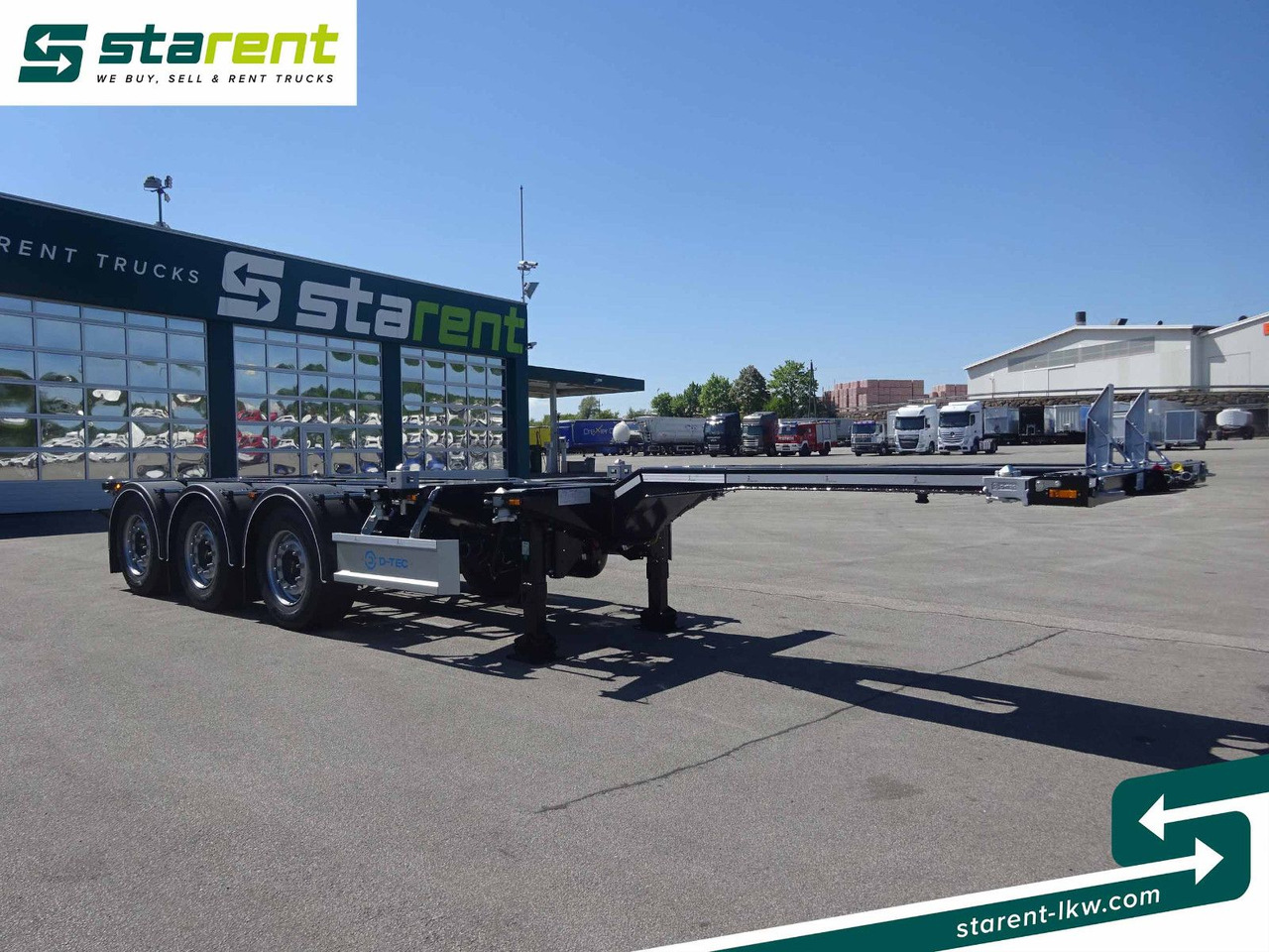 D-TEC Flexitrailer LS Containerchassis ADR, Liftachse - Semirremolque portacontenedore/ Intercambiable: foto 3 D-TEC Flexitrailer LS Containerchassis ADR, Liftachse - Semirremolque portacontenedore/ Intercambiable: foto 3