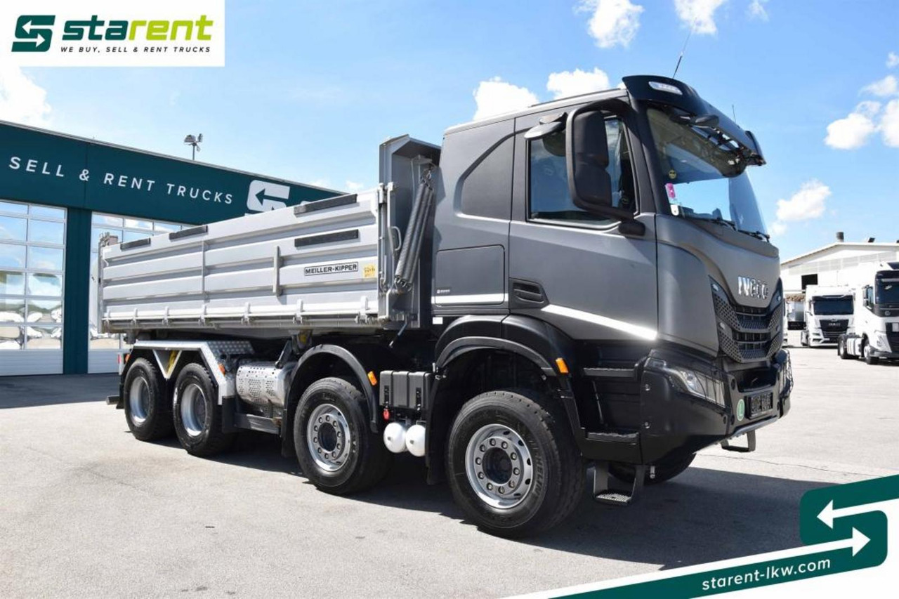 Iveco T-Way 510 8x4 Meiler 3 Seitenkipper Navi Drehlicht - Camión volquete: foto 3 Iveco T-Way 510 8x4 Meiler 3 Seitenkipper Navi Drehlicht - Camión volquete: foto 3