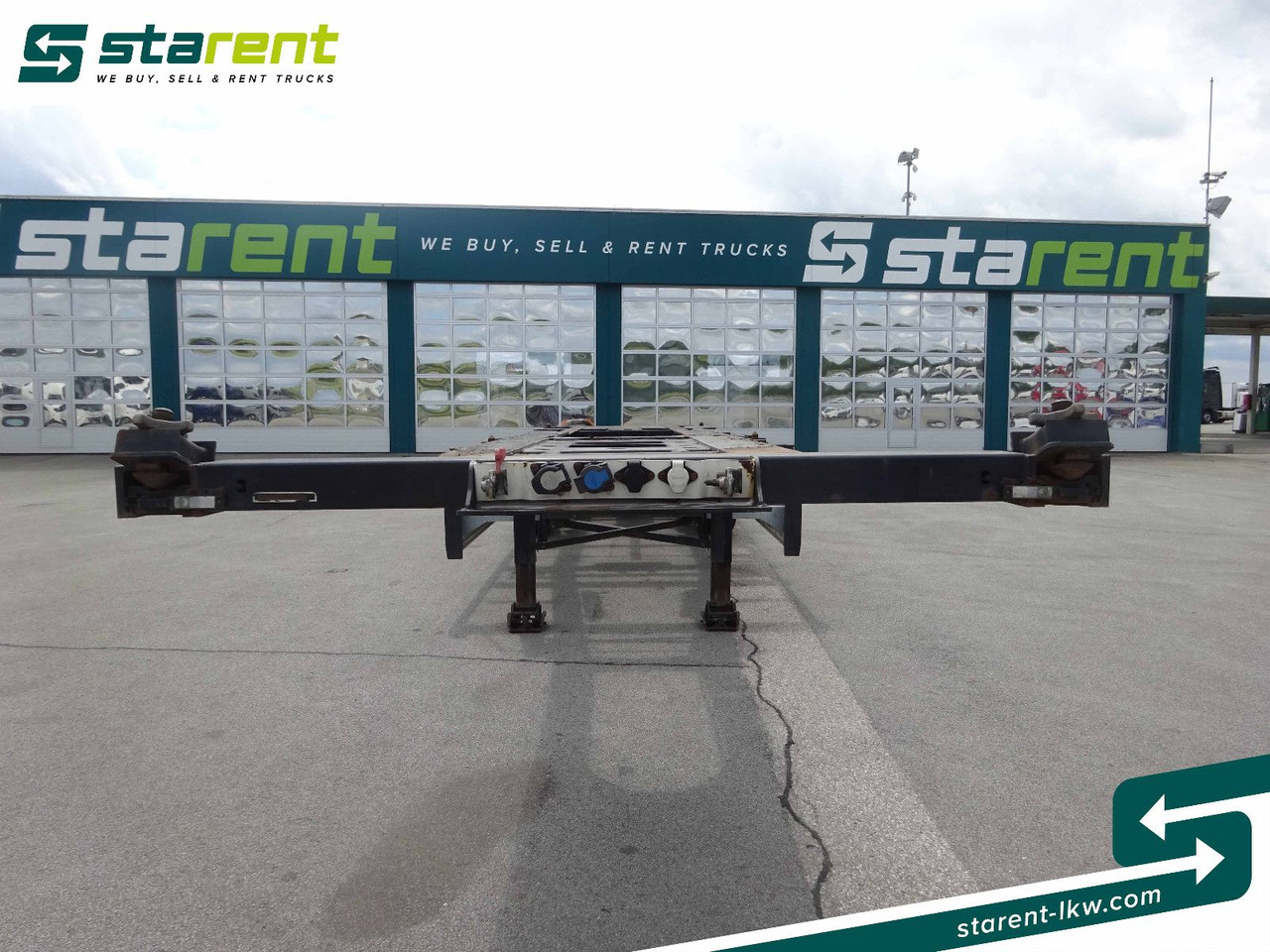 Krone Containerchassis 1x20/2x20/1x40/1x45, Liftachse - Semirremolque portacontenedore/ Intercambiable: foto 2 Krone Containerchassis 1x20/2x20/1x40/1x45, Liftachse - Semirremolque portacontenedore/ Intercambiable: foto 2