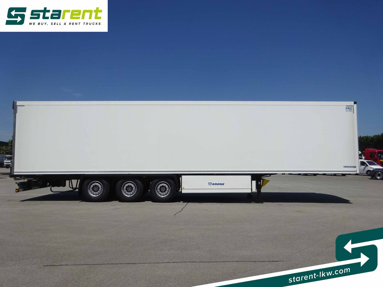 Krone Thermotrailer Carrier Vector 1550, Zurrleisten - Semirremolque caja cerrada: foto 4 Krone Thermotrailer Carrier Vector 1550, Zurrleisten - Semirremolque caja cerrada: foto 4