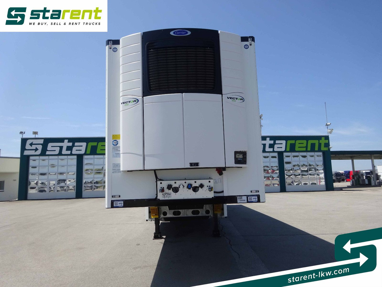 Krone Thermotrailer Carrier Vector 1550, Zurrleisten - Semirremolque caja cerrada: foto 2 Krone Thermotrailer Carrier Vector 1550, Zurrleisten - Semirremolque caja cerrada: foto 2
