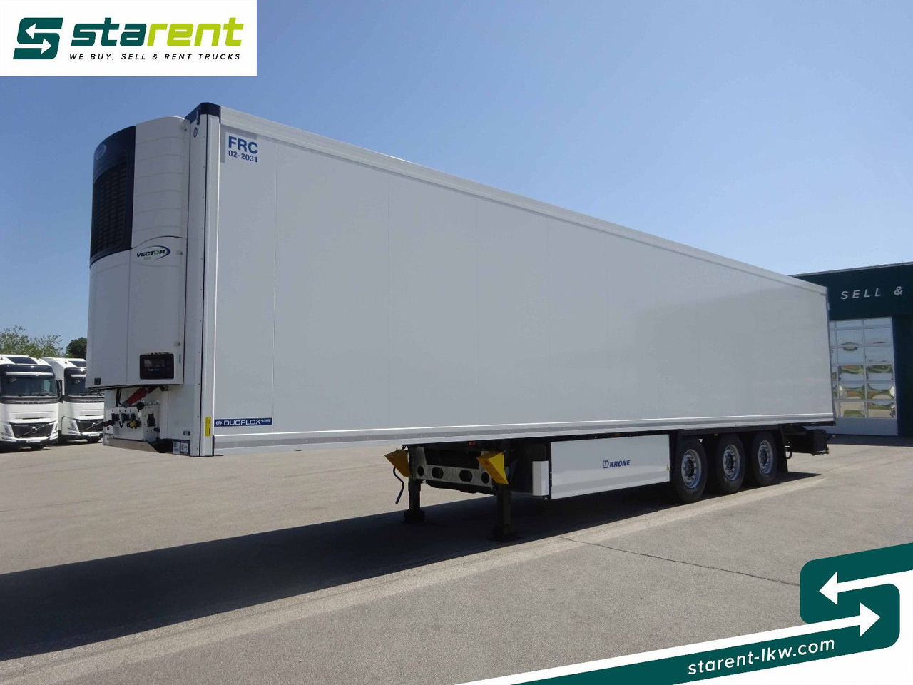 Krone Tiefkühler Carrier Vector 1550, Liftachse - Semirremolque frigorífico: foto 1 Krone Tiefkühler Carrier Vector 1550, Liftachse - Semirremolque frigorífico: foto 1