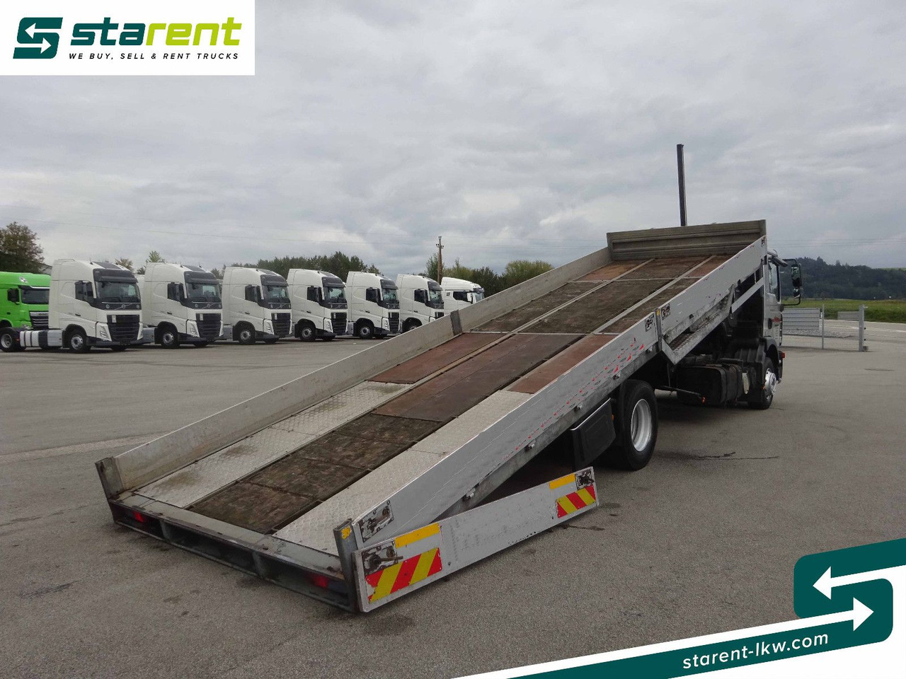 MAN TGM 12.280, Fahrzeugtransporter, kippbar - Camión portavehículos: foto 3 MAN TGM 12.280, Fahrzeugtransporter, kippbar - Camión portavehículos: foto 3