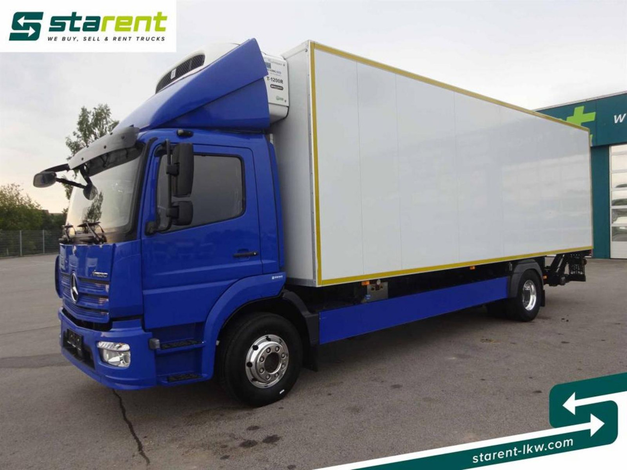 Mercedes Benz Atego 1630 ThermoKing T-1200R Spectrum Trennwand - Camión frigorífico: foto 1 Mercedes Benz Atego 1630 ThermoKing T-1200R Spectrum Trennwand - Camión frigorífico: foto 1