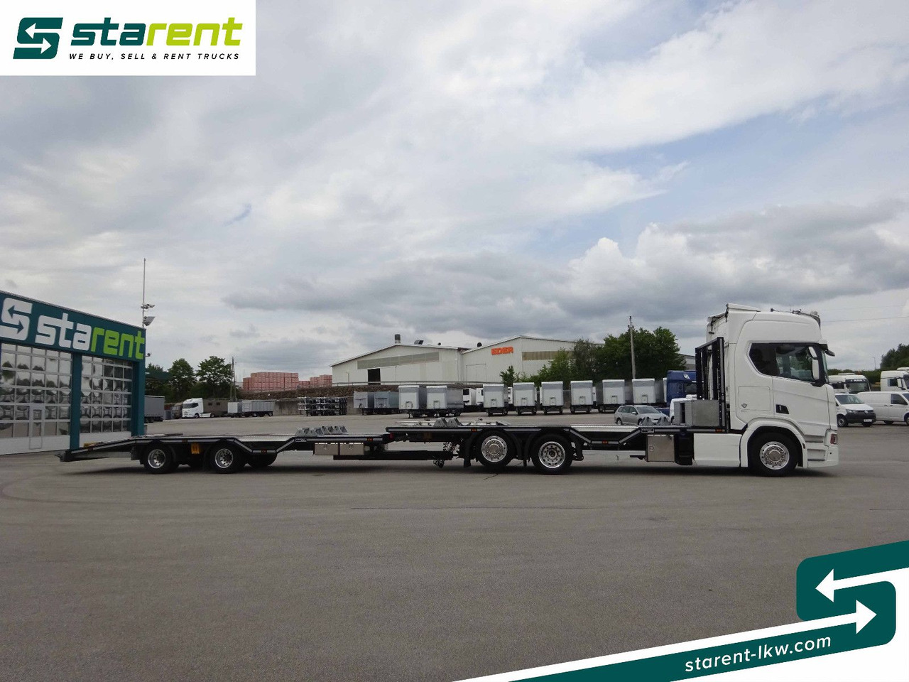Scania R770 V8 Fahrzeugtransporter + Ziegler Anhänger - Camión portavehículos: foto 4 Scania R770 V8 Fahrzeugtransporter + Ziegler Anhänger - Camión portavehículos: foto 4