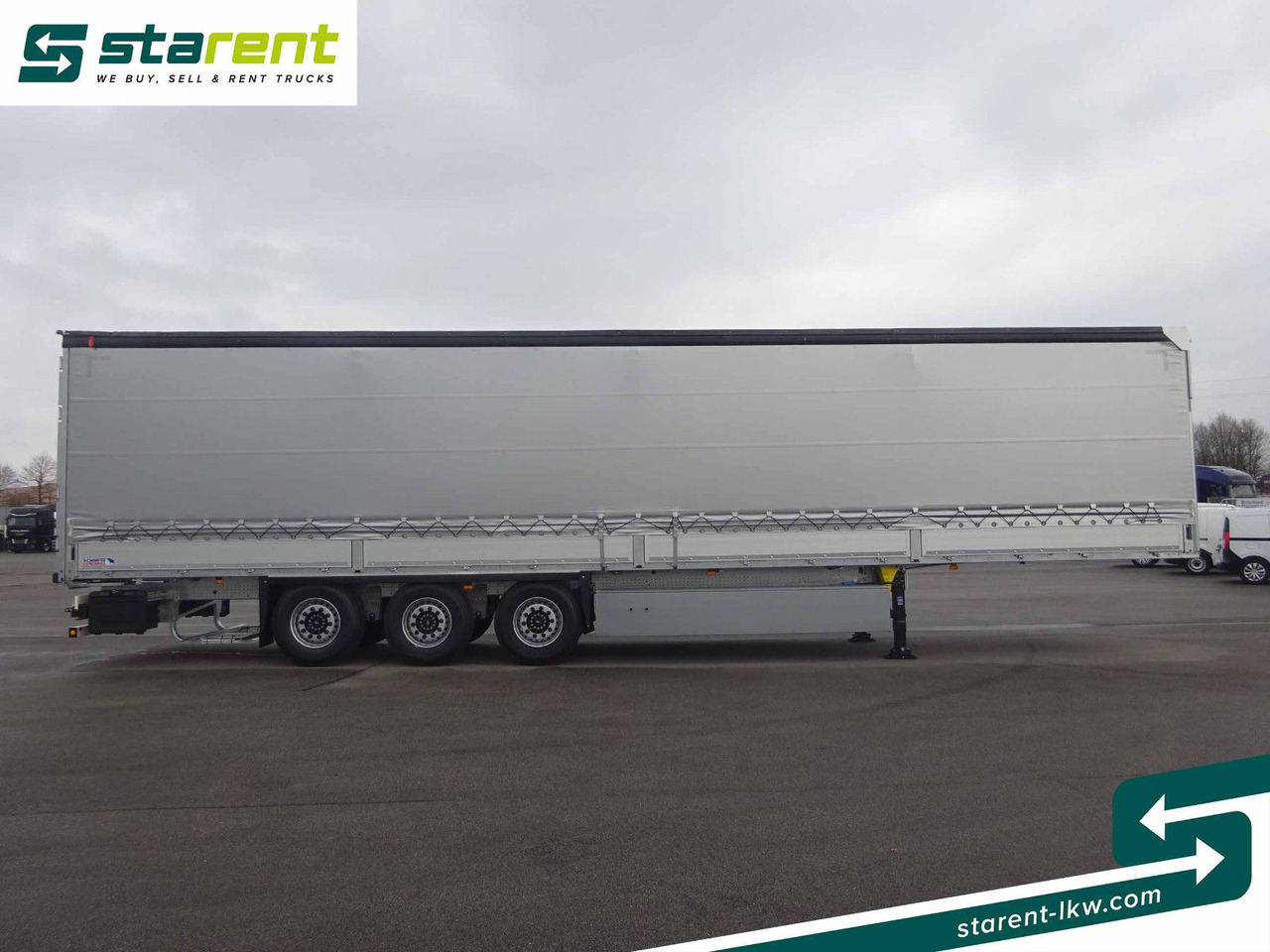 Schmitz Cargobull Tautliner, Bordwand 60cm, Hubdach, Liftachse - Semirremolque lona: foto 4 Schmitz Cargobull Tautliner, Bordwand 60cm, Hubdach, Liftachse - Semirremolque lona: foto 4