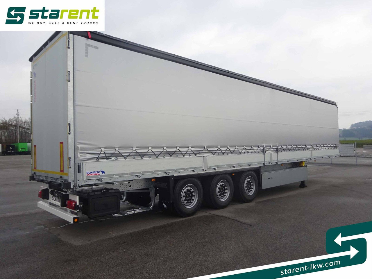 Schmitz Cargobull Tautliner, Bordwand 60cm, Hubdach, Liftachse - Semirremolque lona: foto 5 Schmitz Cargobull Tautliner, Bordwand 60cm, Hubdach, Liftachse - Semirremolque lona: foto 5