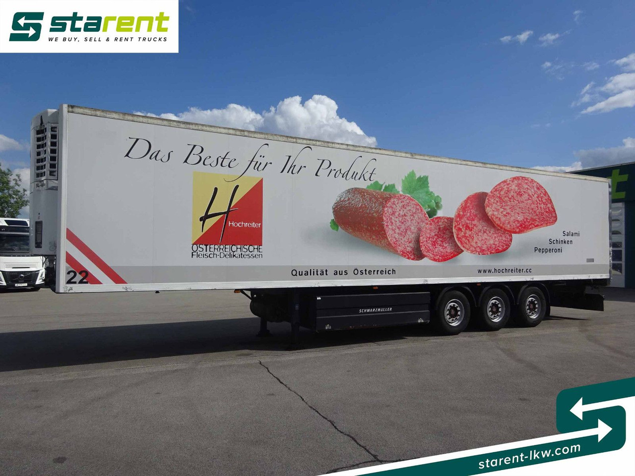 Schwarzmüller Thermotrailer, Thermo King SL400, Liftachse, SAF - Semirremolque caja cerrada: foto 1 Schwarzmüller Thermotrailer, Thermo King SL400, Liftachse, SAF - Semirremolque caja cerrada: foto 1