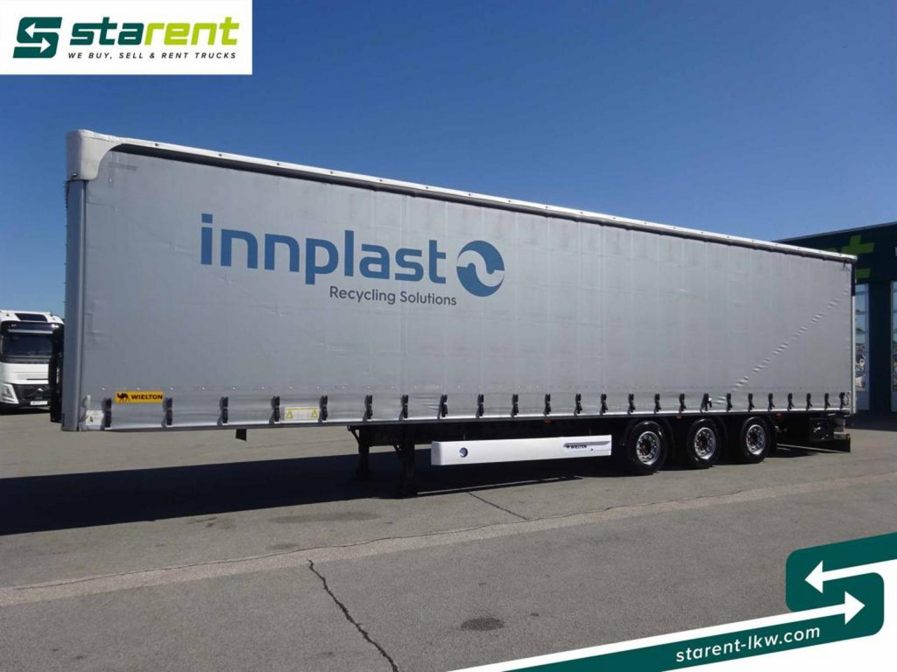 WIELTON Megatrailer, Hubdach, Liftachse, SAF, XL - Zertif. - Semirremolque lona: foto 1 WIELTON Megatrailer, Hubdach, Liftachse, SAF, XL - Zertif. - Semirremolque lona: foto 1