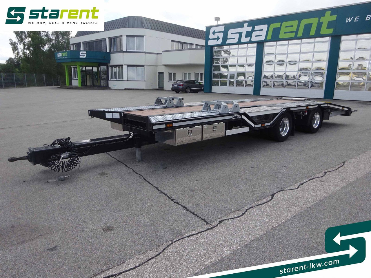 Ziegler Starrdeichselanhänger ZA20, Alufelgen - Remolque portavehículos: foto 1 Ziegler Starrdeichselanhänger ZA20, Alufelgen - Remolque portavehículos: foto 1