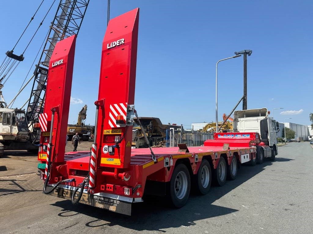 Semirremolque góndola rebajadas nuevo Lider LD07 Low Bed 4 Axle Full Spring 86 Ton Load: foto 6