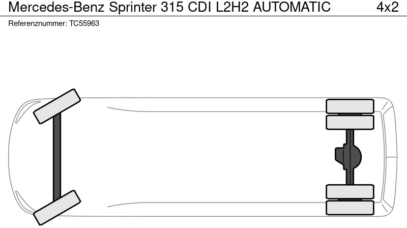 Leasing para Mercedes-Benz Sprinter 315 CDI L2H2 AUTOMATIC Mercedes-Benz Sprinter 315 CDI L2H2 AUTOMATIC: foto 14
